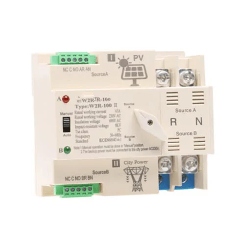 W2R-2P Generator Automatischer Transferschalter für PV